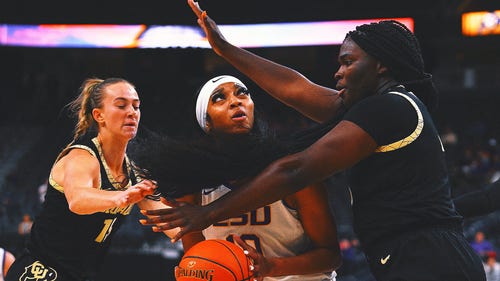 WOMEN'S COLLEGE BASKETBALL Trending Image: Opening day in women's hoops has historic loss by defending champs, freshmen play